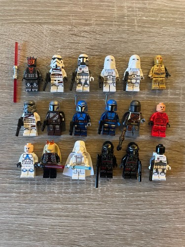Lego star wars minifigures - 18,
